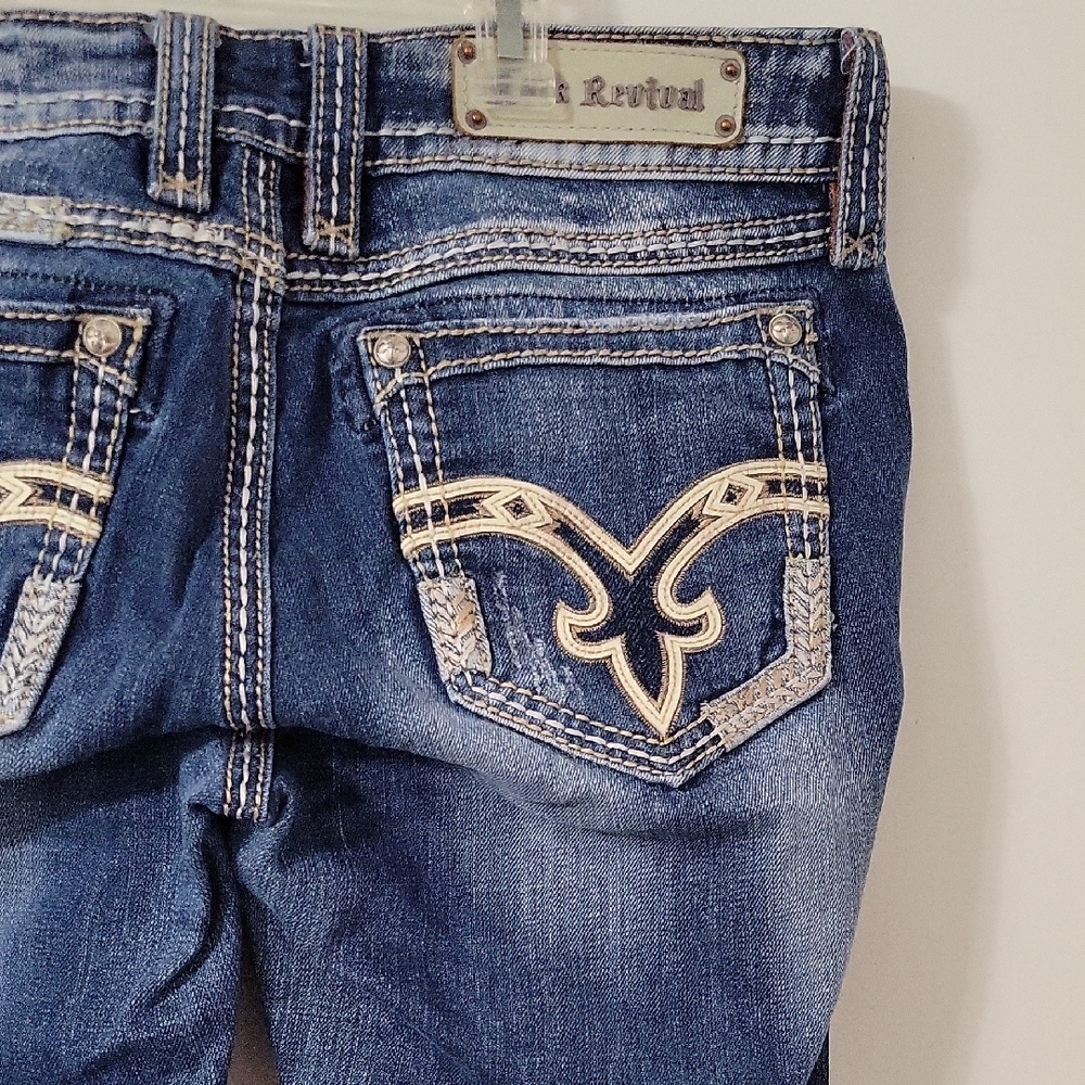 Rock Revival Densia Easy Capri Size 32 - Picture 2 of 11